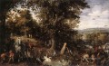 Garten Eden Flämisch Jan Brueghel der Ältere